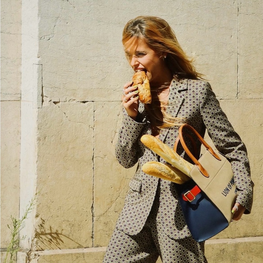 Patterned Blazer Suit Jacket, silky viscose. Never worn.